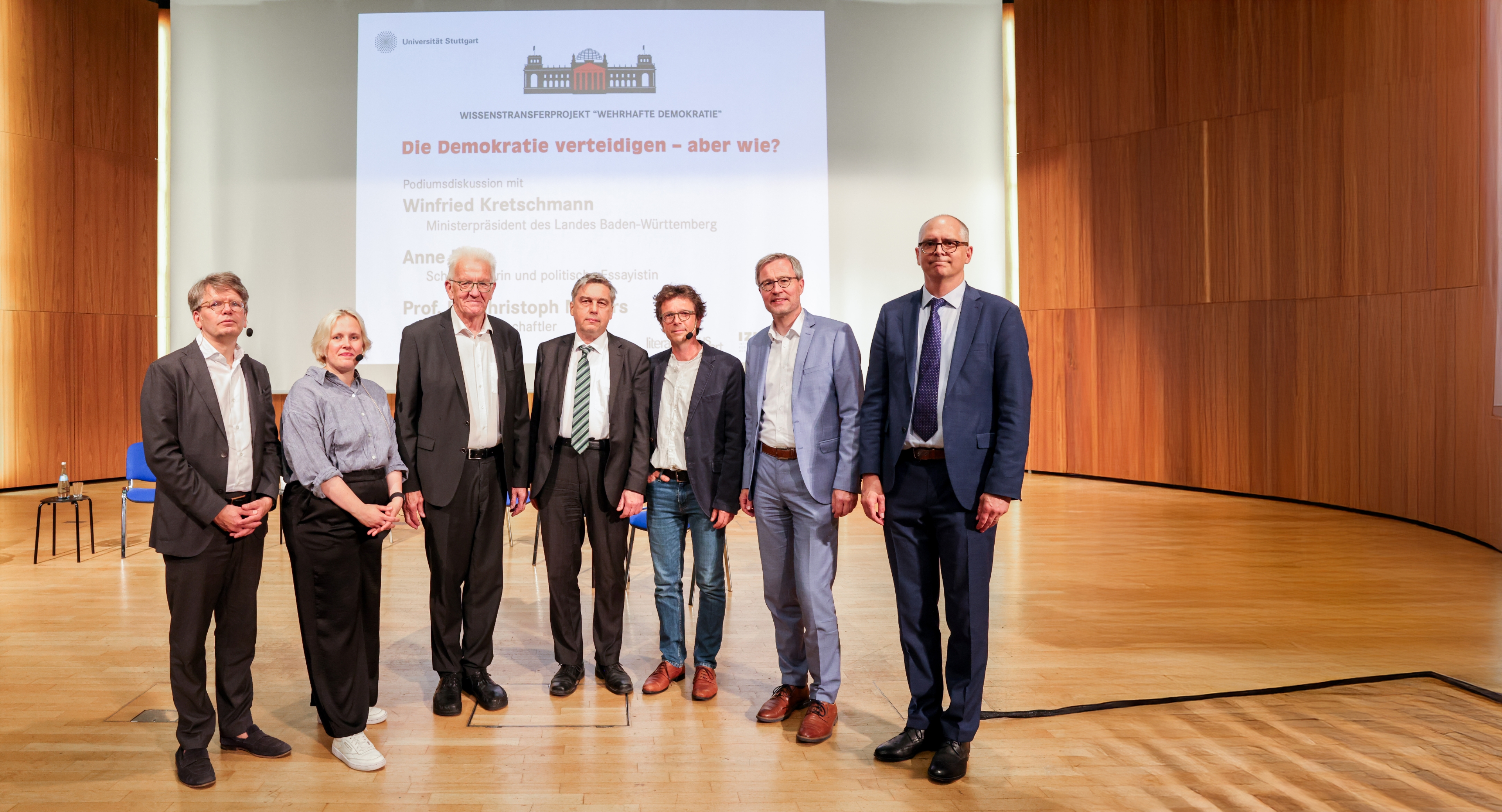 Bericht | Demokratie als Lebensform. Podiumsdiskussion mit Ministerpräsident Kretschmann